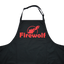 Firewolf-Schürze schwarz mit Logo